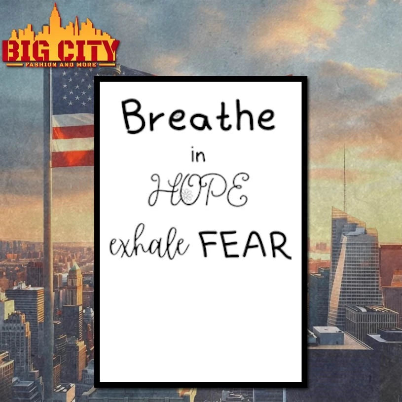 Breathe In Hope Exhale Fear shirt