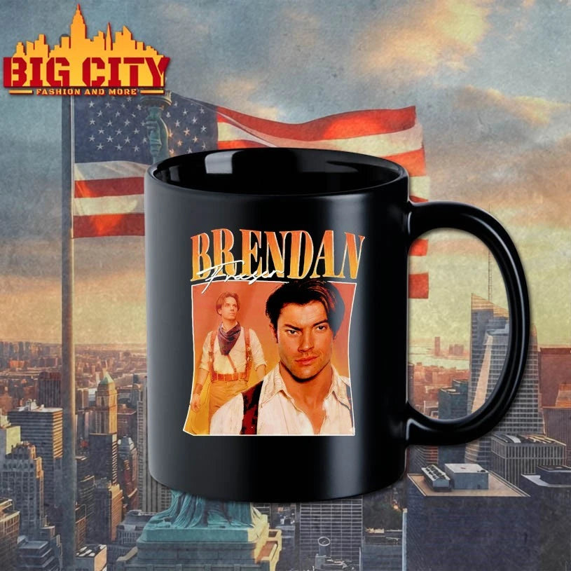 Brendan Fraser Actor Retro 90S Poster shirt