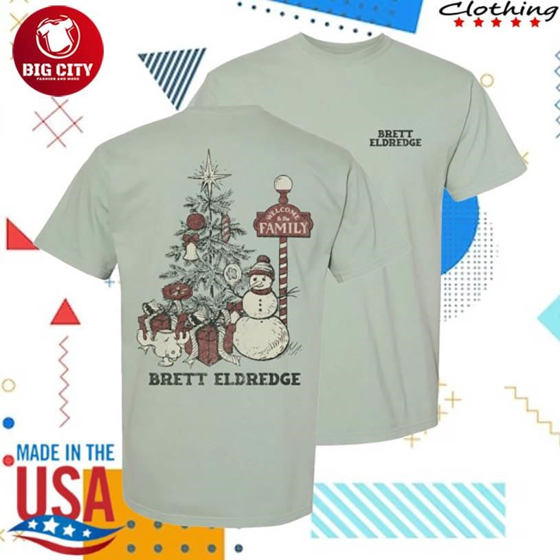 Brett Eldredge Sage Christmas Two Sided Shirt
