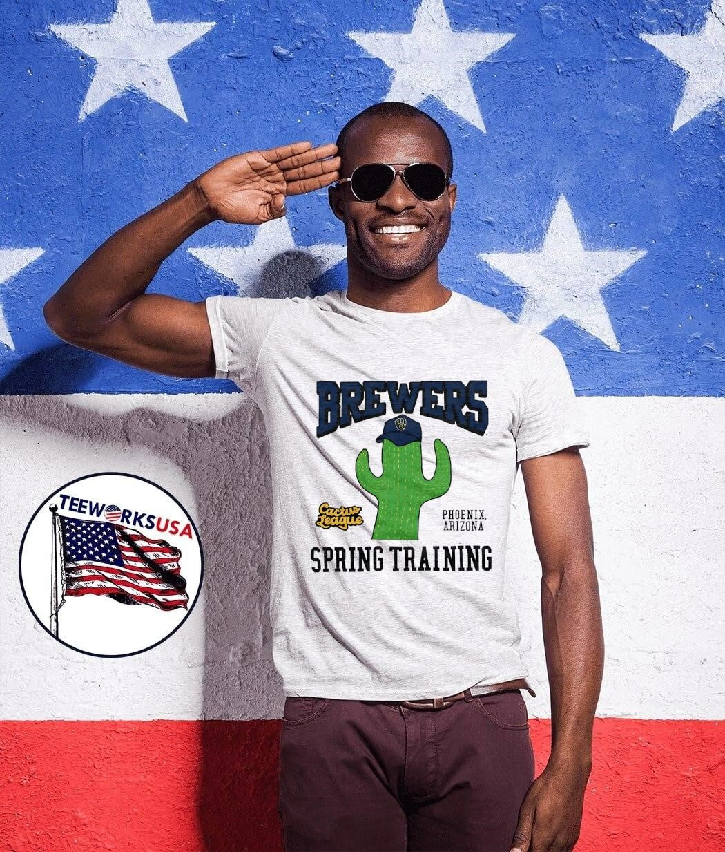 Brewers Phoenix Arizona Spring Training Cactus Hat shirt