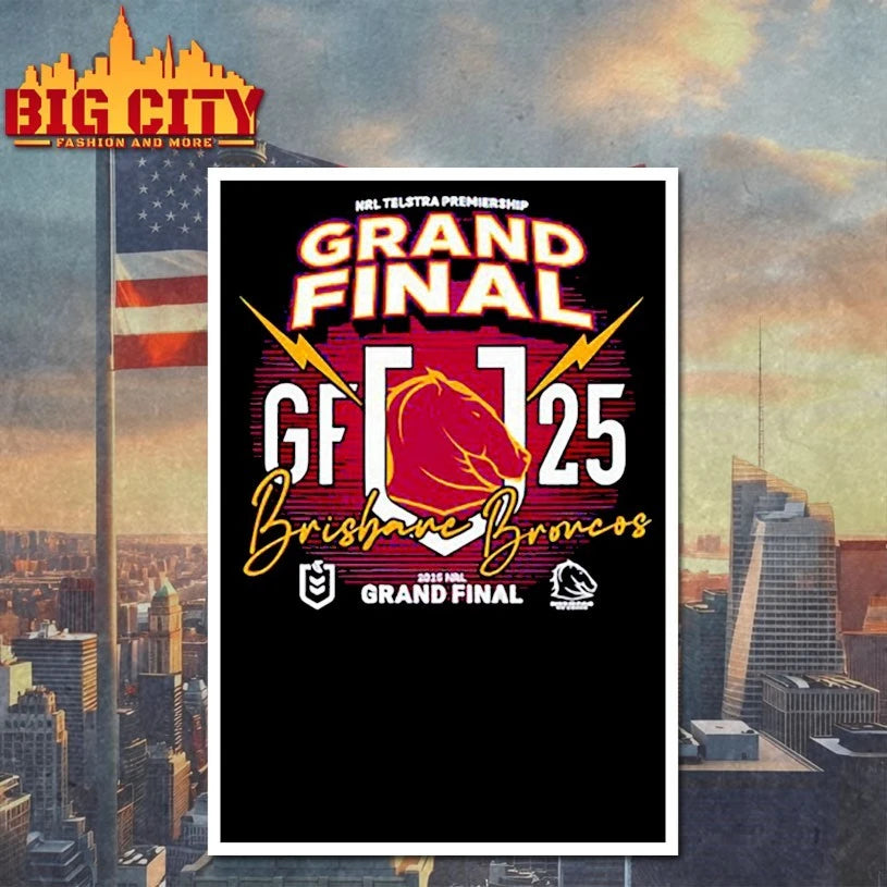 Brisbane Broncos 2025 Grand Final shirts