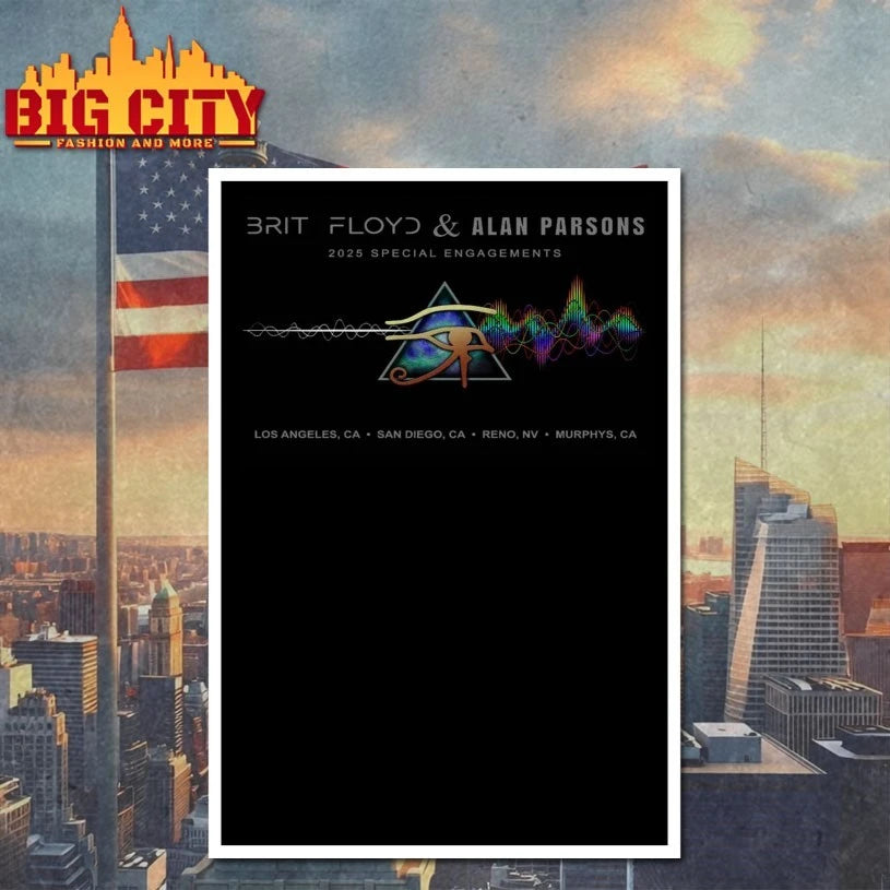 Brit Floyd Alan Parsons Tribute Show Poster shirt