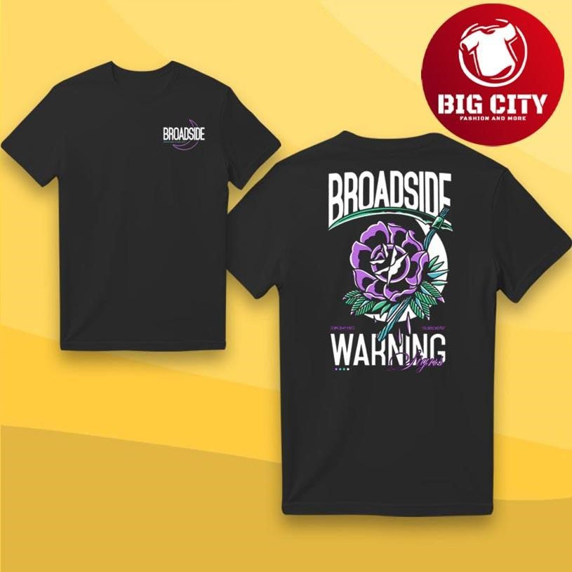 Broadside Warning Signs Flower Two Sided Shirt