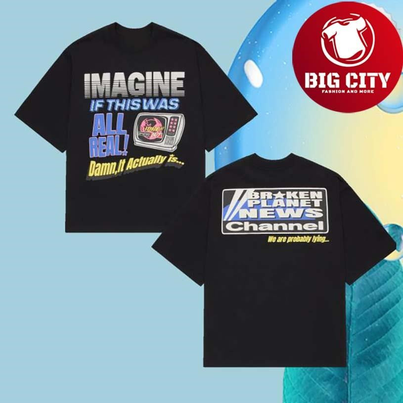 Official Broken Planet Bp News Two Sided Shirt