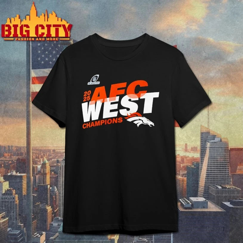 Broncos AFC West Division Champions 2025 shirt