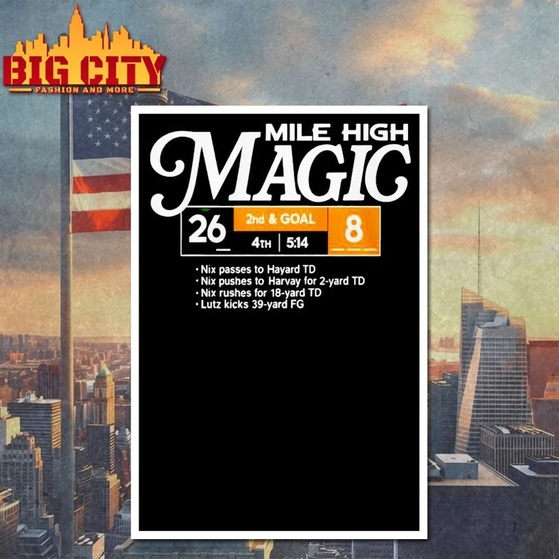 Broncos Football Mile High Magic shirt