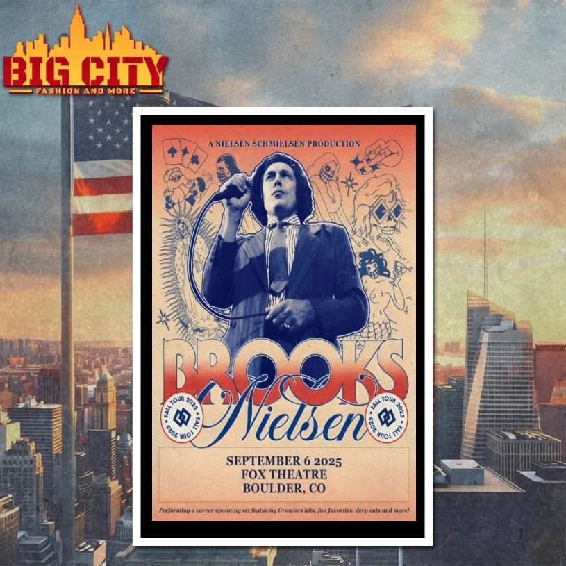 Brooks Nielsen 9-6-2025 Boulder CO Poster Shirt