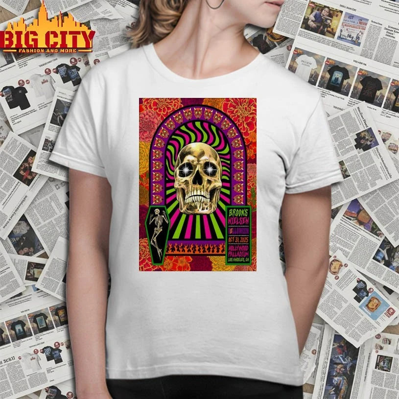 Brooks Nielsen Oct 31 2025 Hollywood Palladium Halloween Show Poster shirt