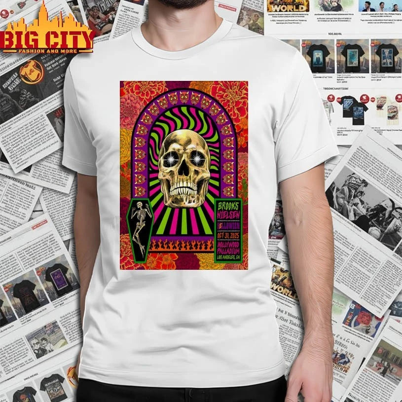 Brooks Nielsen Oct 31 2025 Hollywood Palladium Halloween Show Poster shirt