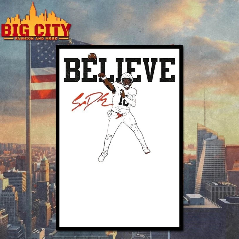 Browns Shedeur Sanders Believe signature shirt