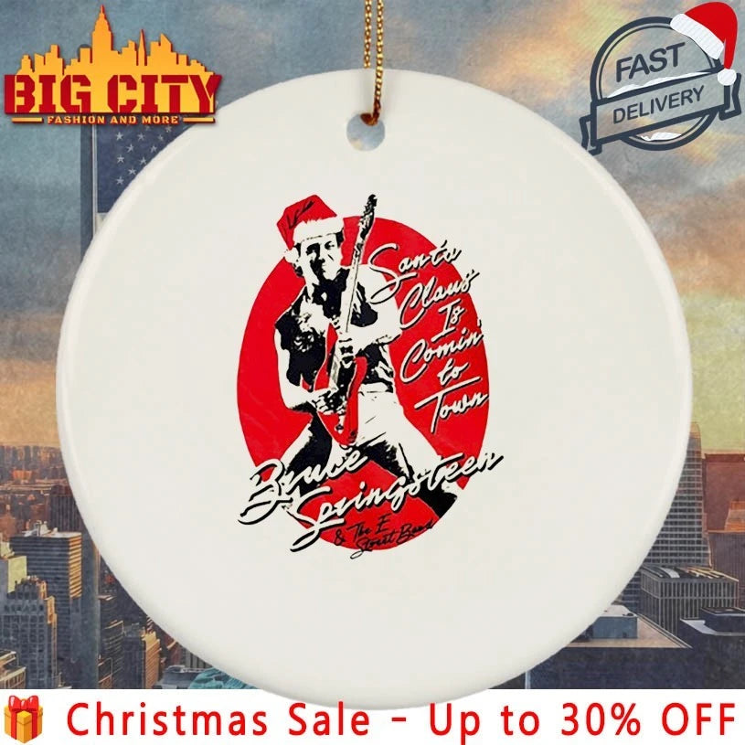 Bruce Springsteen Santa Claus is Comin’ to Town shirt