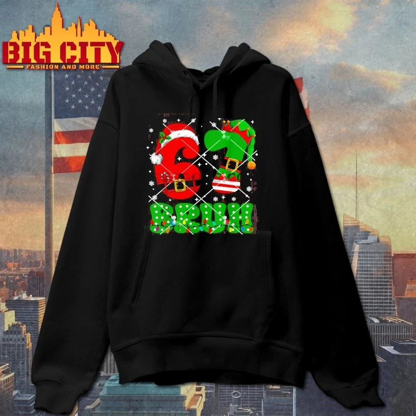 Bruh 67 Six Seven Meme Christmas shirt