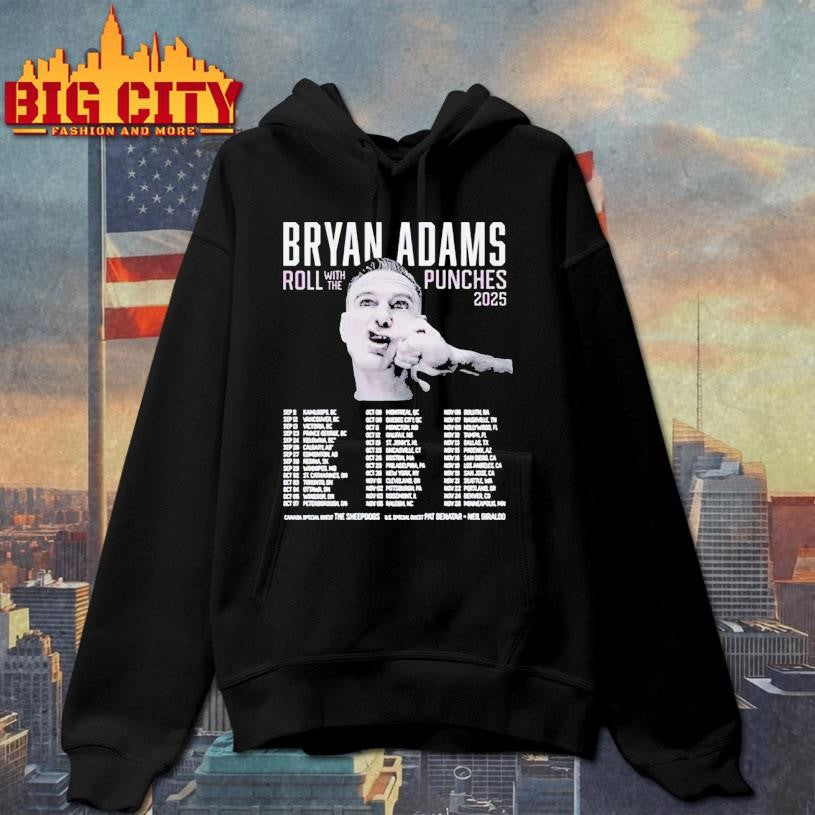 Bryan Adams Tour 2025 Shirt