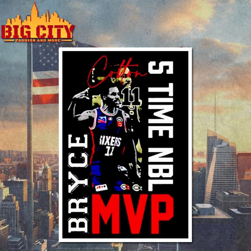 Bryce Cotton Adelaide 36ers 5 time NBL MVP shirt