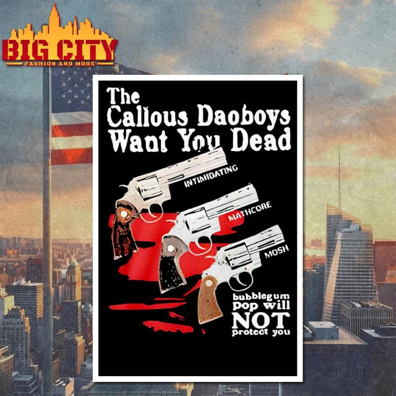 Bubblegum Pop Won’t Protect You Callous Daoboys Shirt