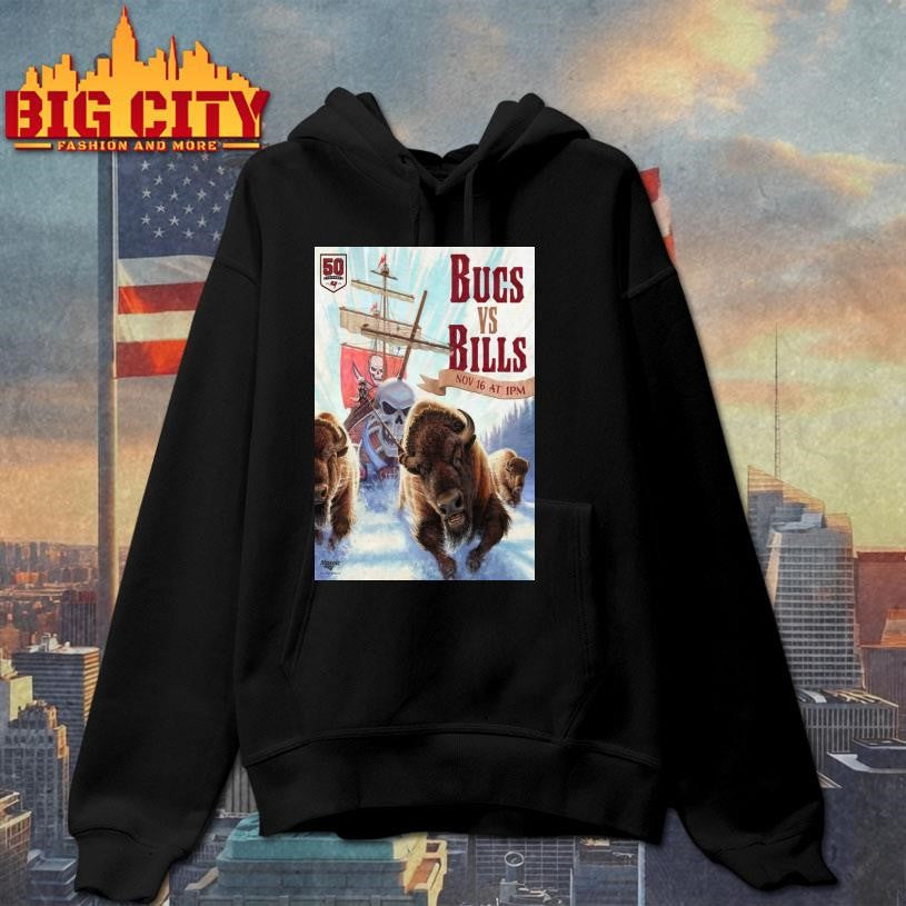 Buccaneers x Bills Nov 16 2025 Orchard Park NY Poster Shirt