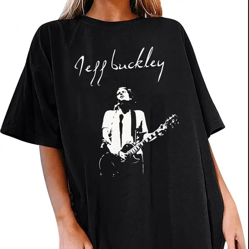 Buckleyheads Vintage T Shirt, Alternative Rock Fashion, 90s Music Fan Merch, Unisex Short Sleeve Tee