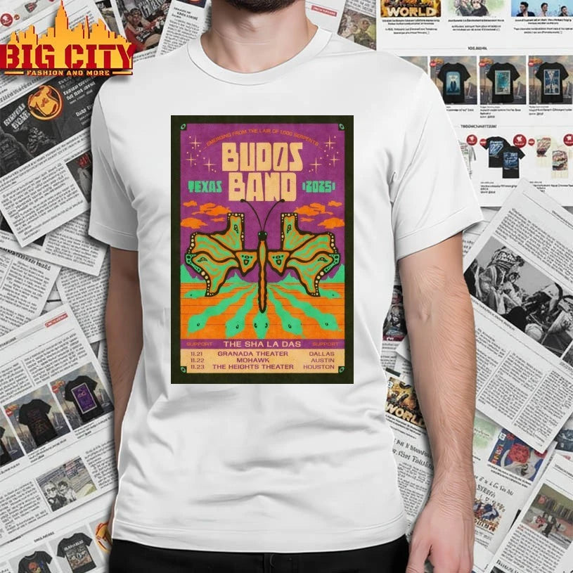 Budos Band TX Tour 2025 Poster shirt
