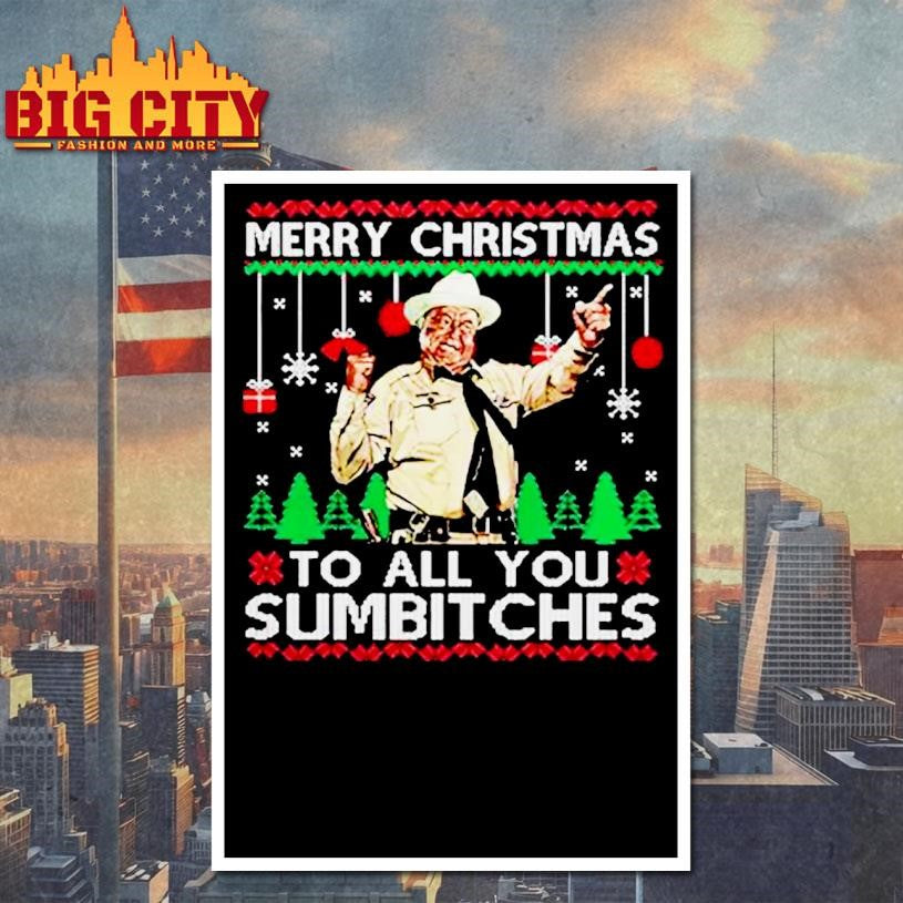 Buford T.Justice Merry Christmas Shirt
