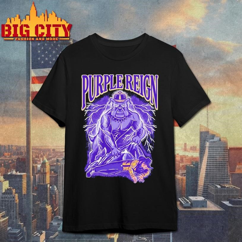 Bulldog Mascot Purple Reign Pocket 2025 Shirt