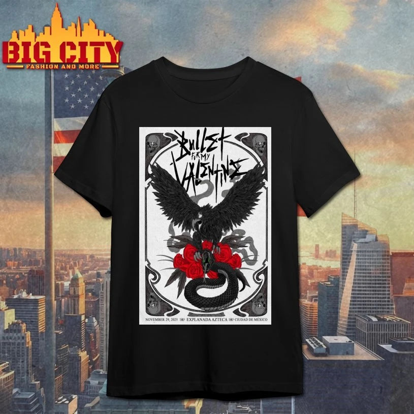 Bullet For My Valentine November 29 2025 Ciudad De Mexico Poster shirt
