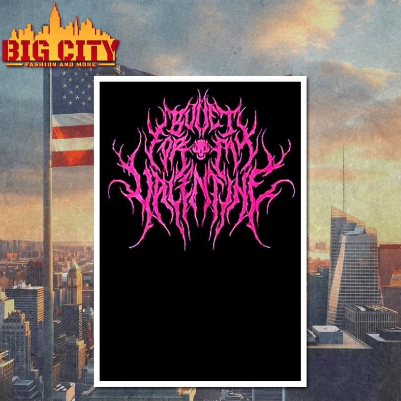 Bullet For My Valentine Skull Logo New Shirt