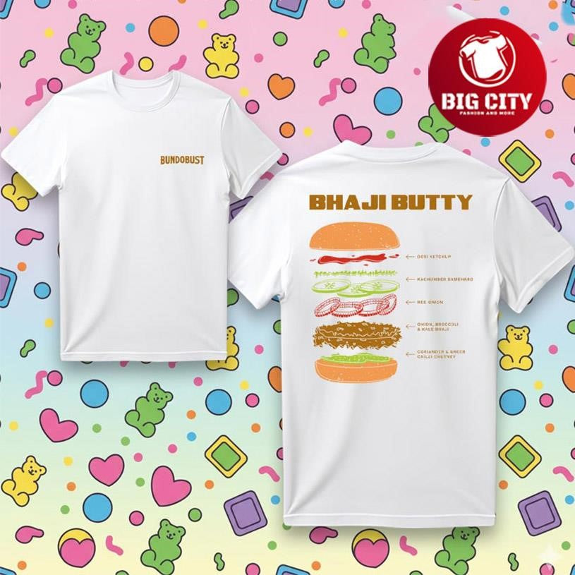 Bundobust Bhaji Butty Two Sided Shirt