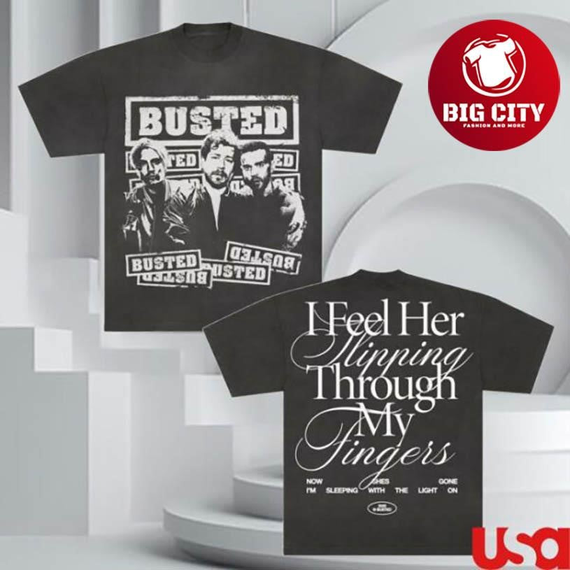 Busted I Feel Her Slipping Through My Fingers Song Lyric Two Sided Shirt