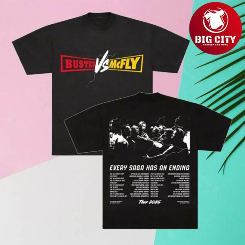 Busted Vs Mcfly Two Sided Shirt