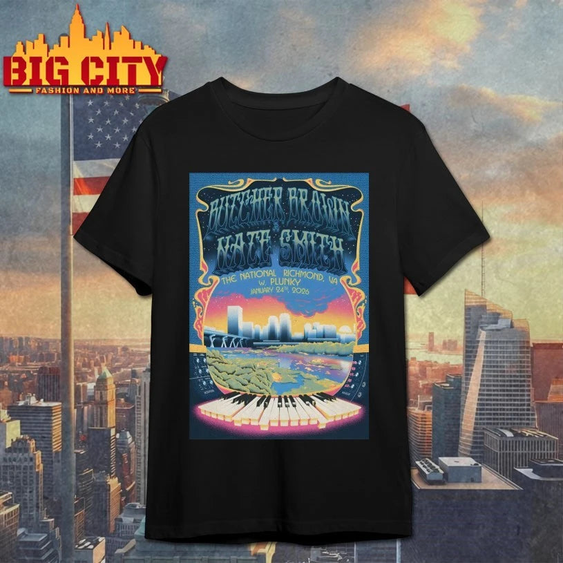 Butcher Brown And Nate Smith Event Richmond On Jan 24 2026 Poster shirt