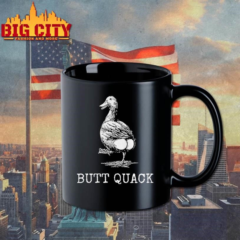 Butt crack funny duck butt quack shirt