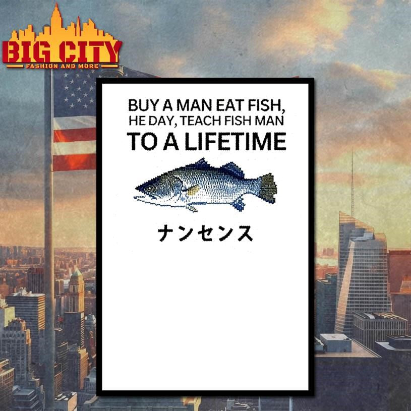 Buy A Man Eat Fish Funny Ugly Christmas Shirt