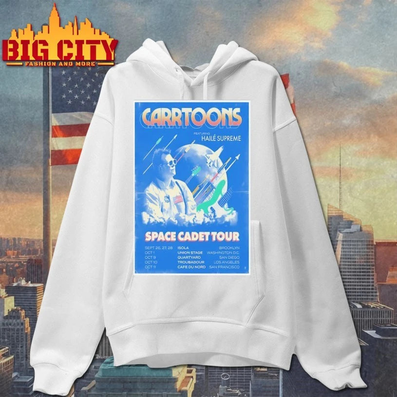 CARRTOONS Space Cadet Tour 2026 Poster shirt