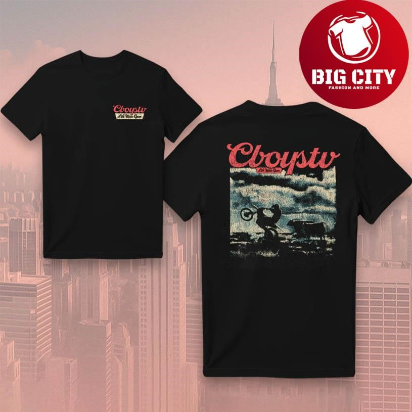 CBoystv Vintage Wheelie Two Sided Shirt