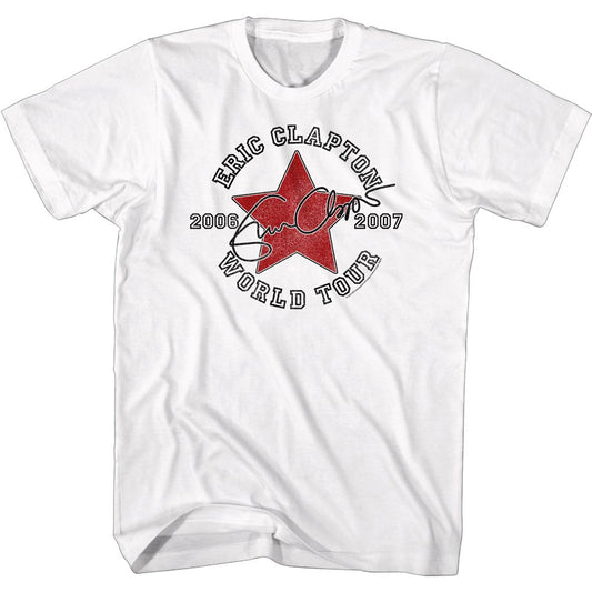 ERIC CLAPTON Eye-Catching T-Shirt, World Tour