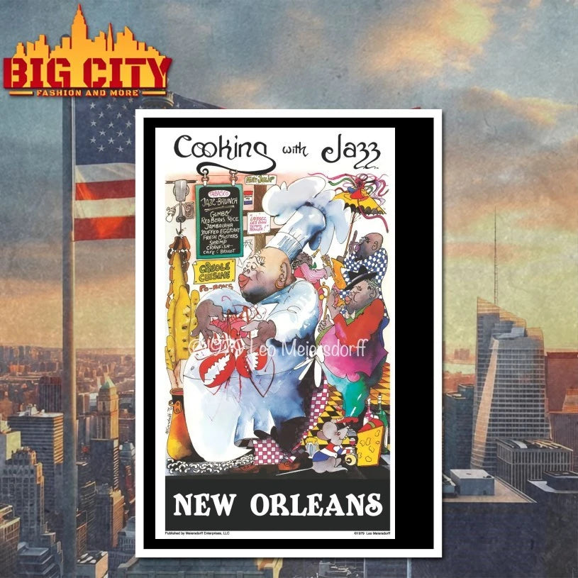 COOKING WITH JAZZ Poster shirt