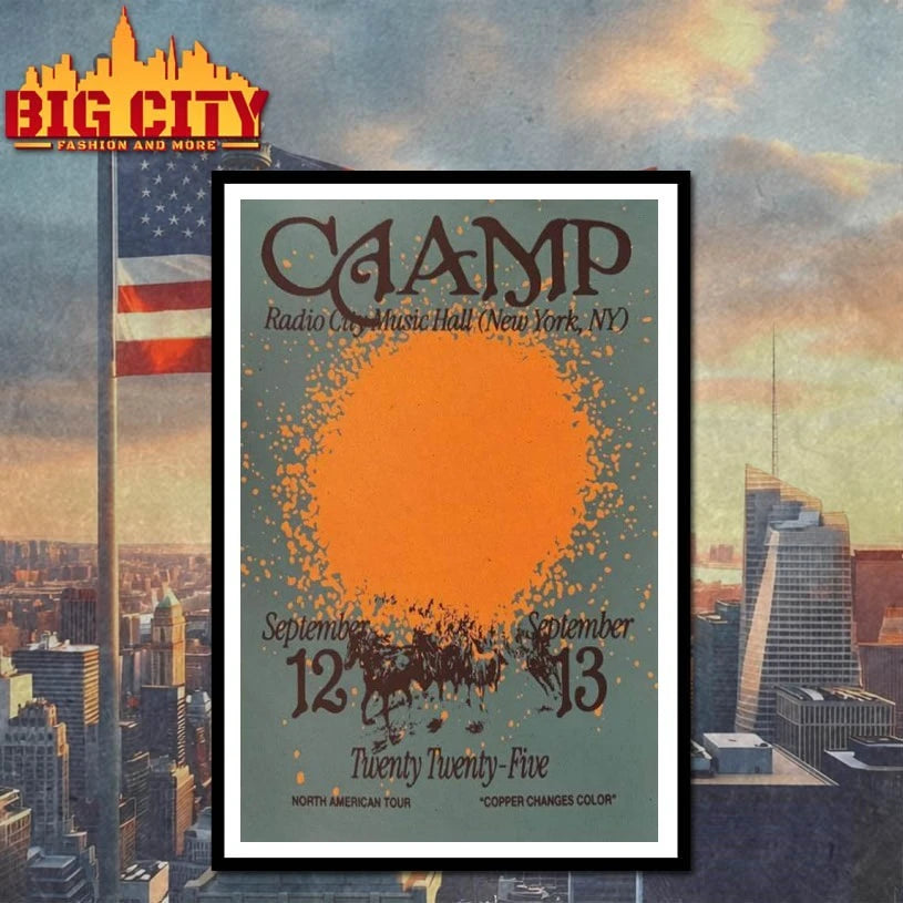 Caamp Tour New York, NY 2025 Poster shirt