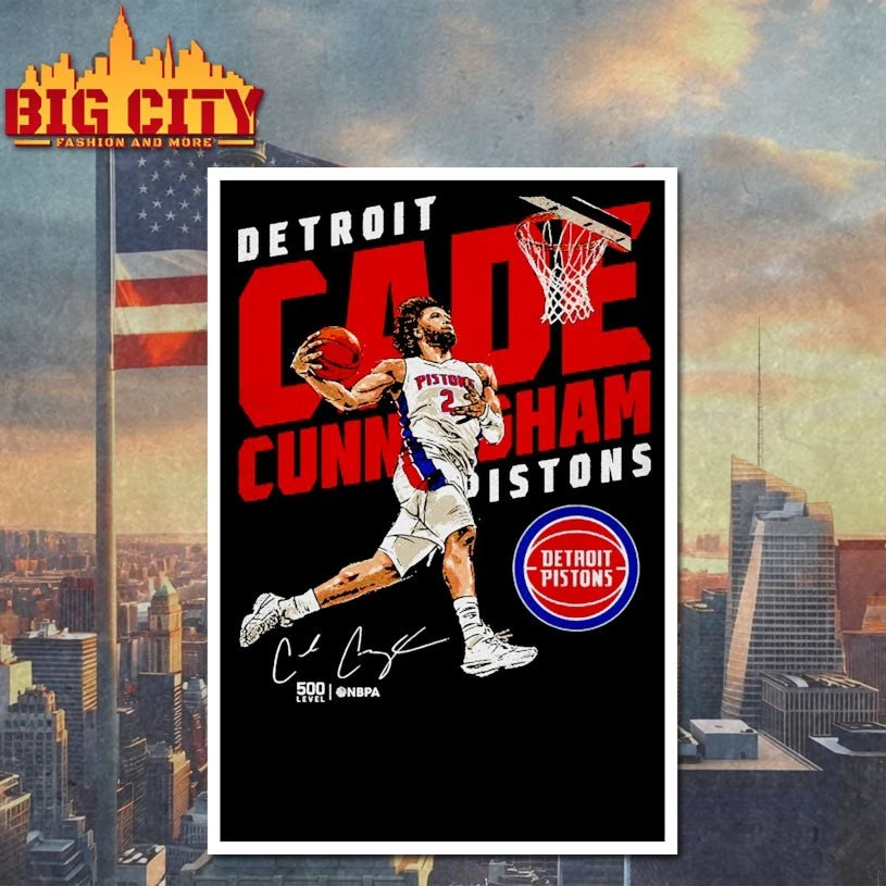Cade Cunningham Detroit Pistons Slam signature shirt