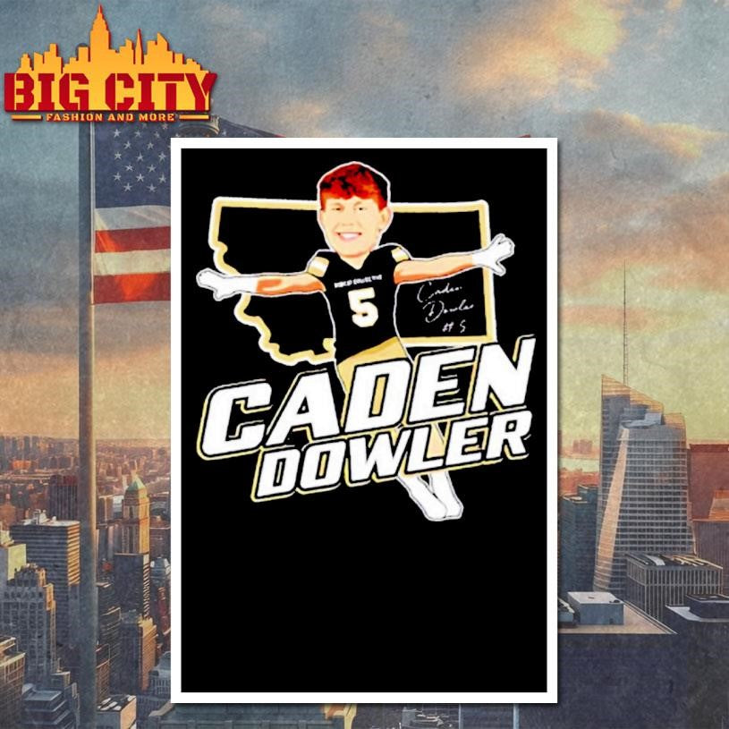 Caden Dowler Montana State Cartoon Shirt