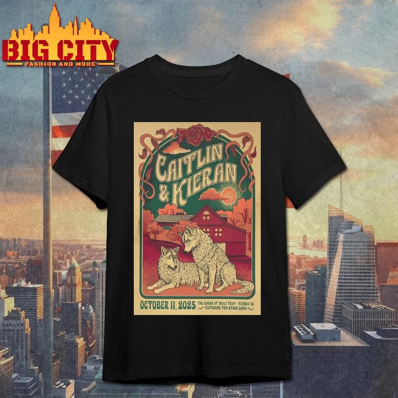 Caitlin &amp; Kieran Oct 11, 2025 The Barns At Wolf Trap, Vienna, VA Poster Shirt