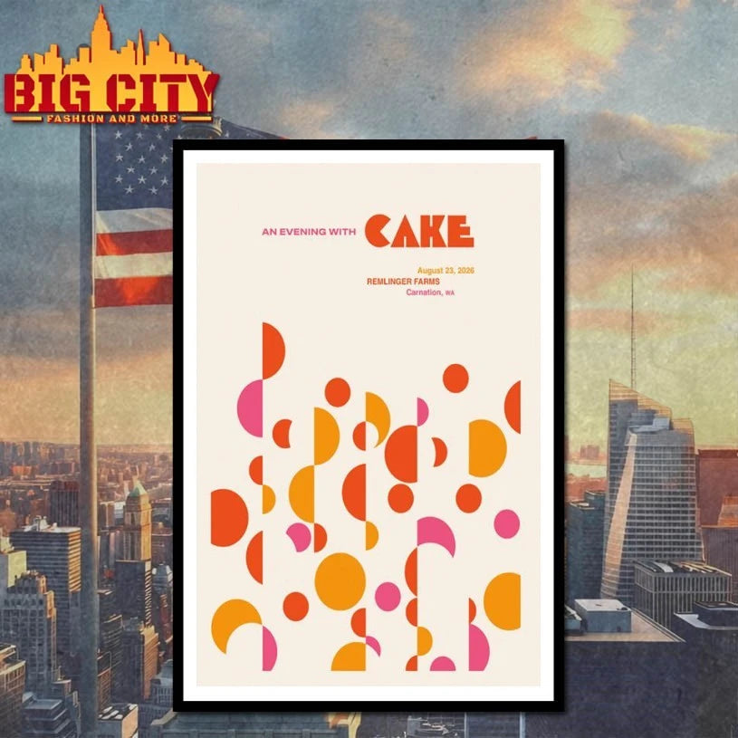 Cake Carnation WA August 23 2026 Poster shirt