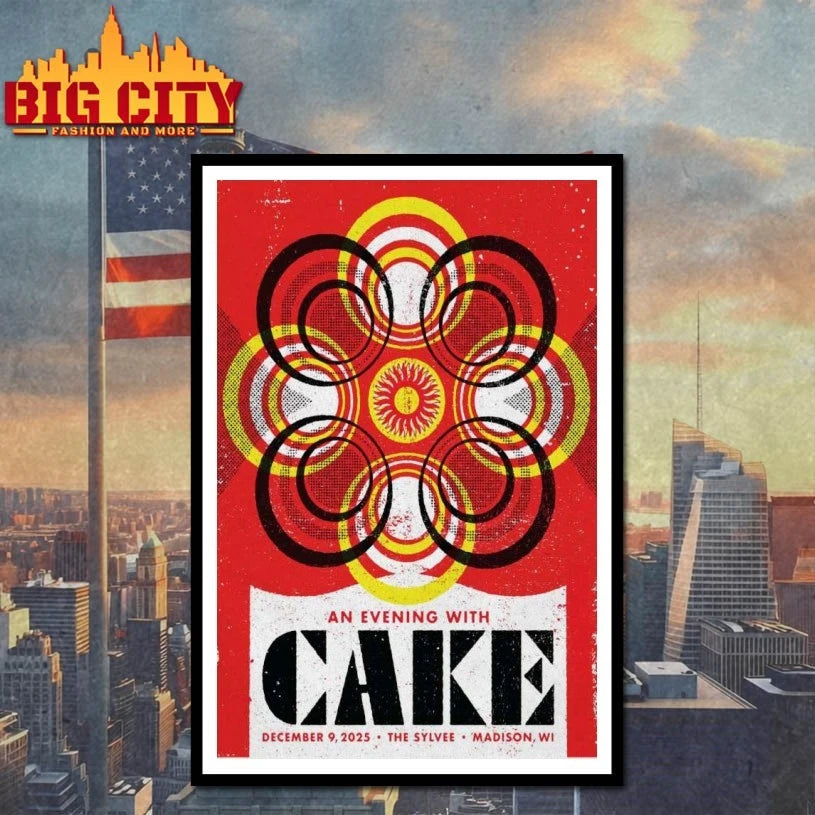 Cake Dec 9 2025 Madison, WI Poster Shirt