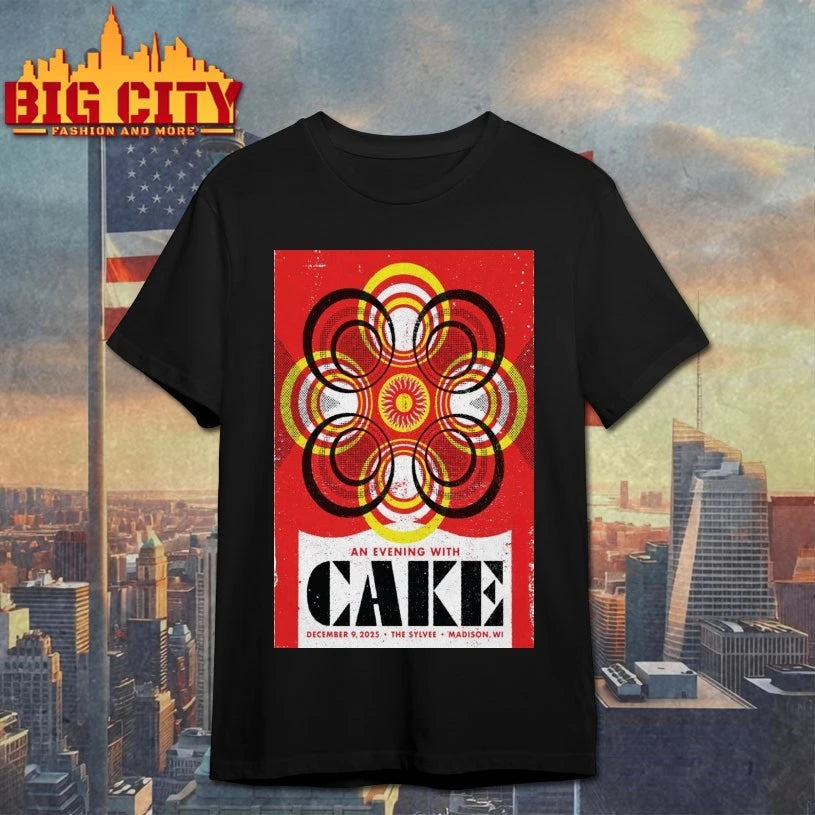 Cake Dec 9 2025 The Sylvee, Madison, WI Poster shirt