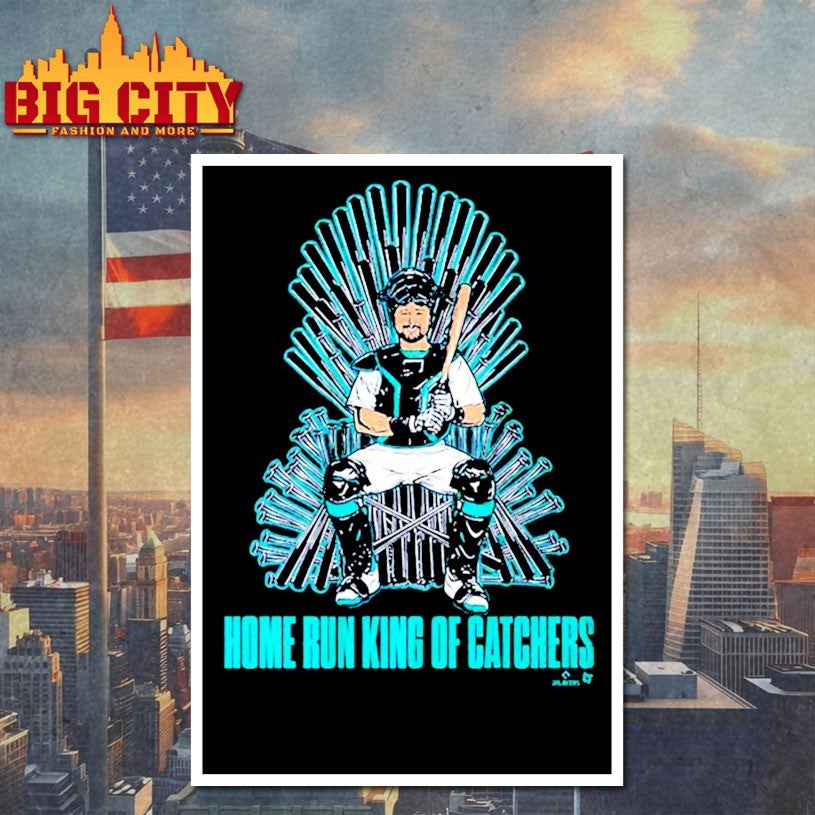 Cal Raleigh Home Run King Of Catchers Shirt