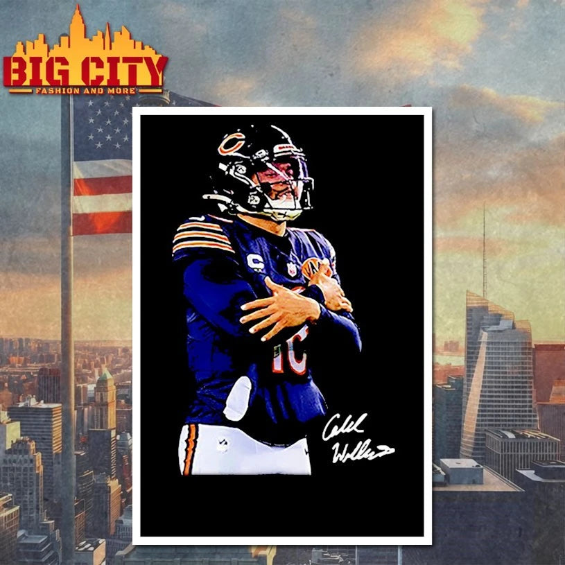 Caleb Williams Cold Chicago Football signature shirt