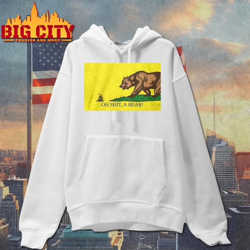 California State Vs Snake Garden Flag Oh Shit A Bear 2025 Shirt