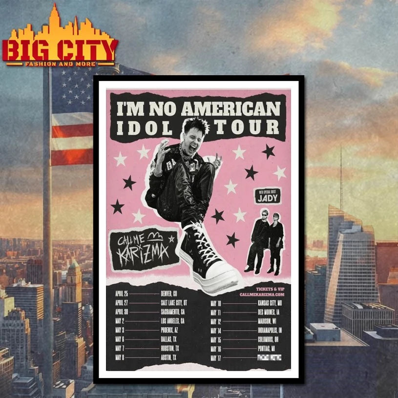 Call Me Karizma Fall Tour Show 2026 Poster shirt