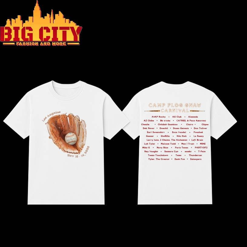 Camp Flog Gnaw Carnival 2025 Two Sided Shirt