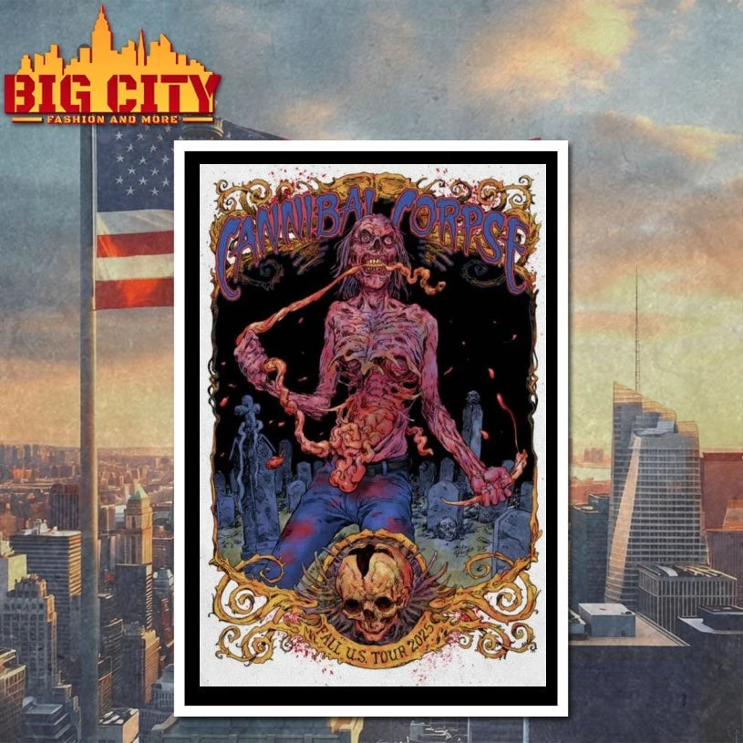 Cannibal Corpse US Tour 2025 Poster shirt
