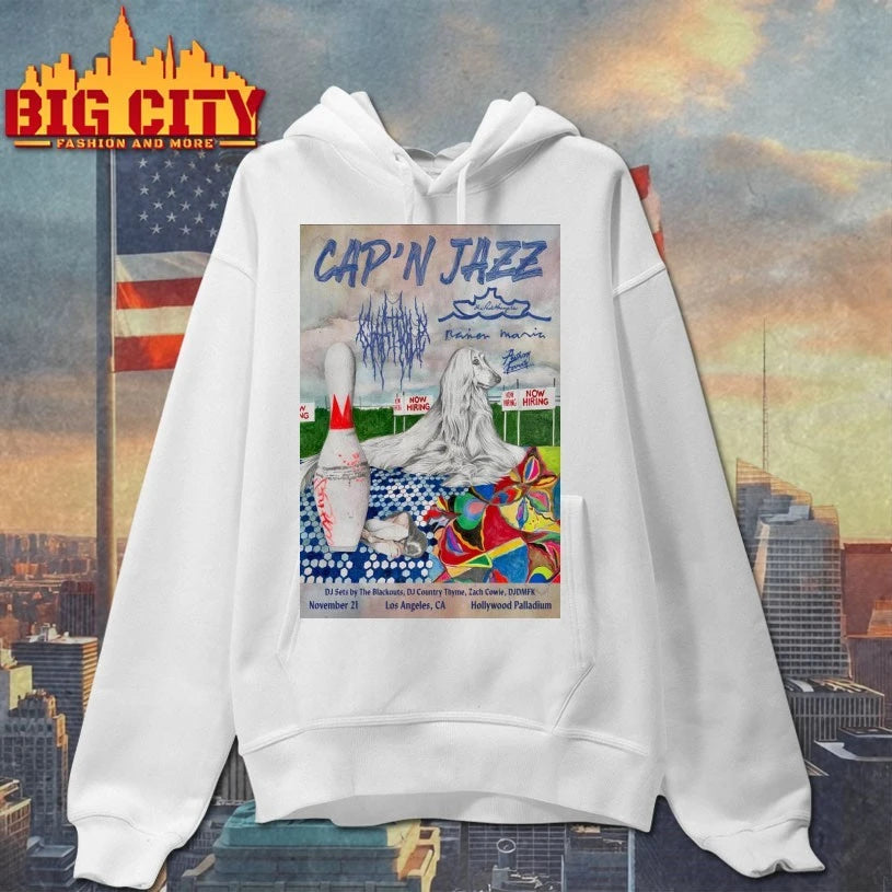 Cap’n Jazz 11.11.2025 Los Angeles CA Poster shirt